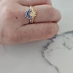 Duo sol y Luna anillos ajustables con ENVÍO GRATIS ⭐️⭐️⭐️⭐️⭐️